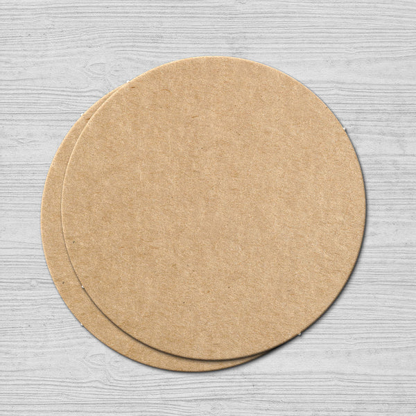 Cardboard Look Round Coaster