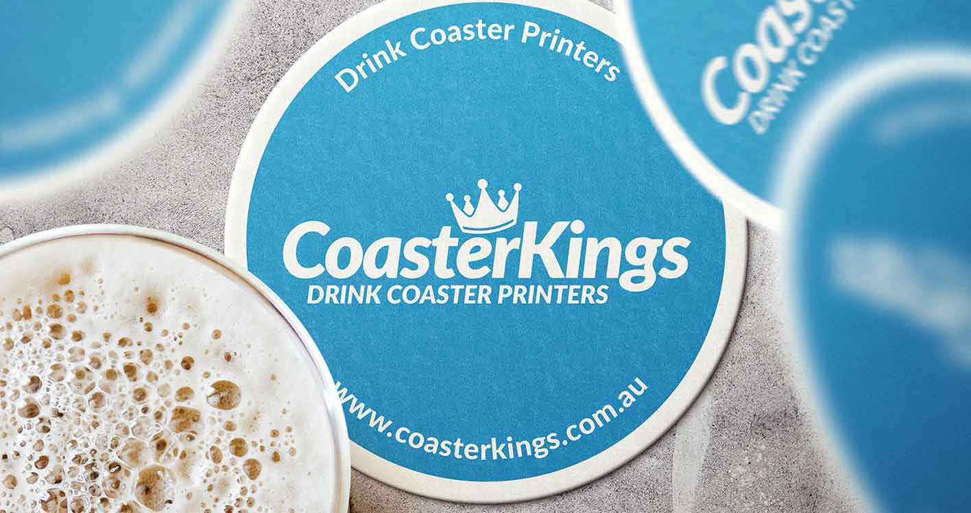 Coaster Kings Coasters under Beer